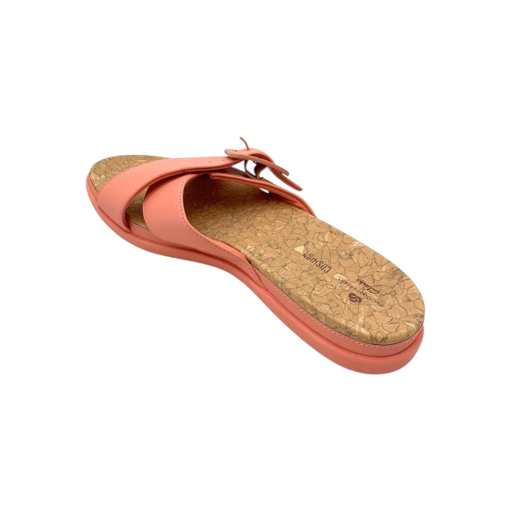 Cloudsteppers By Clarks Slide Sandals Step June Shell Coral - Medium View 3
